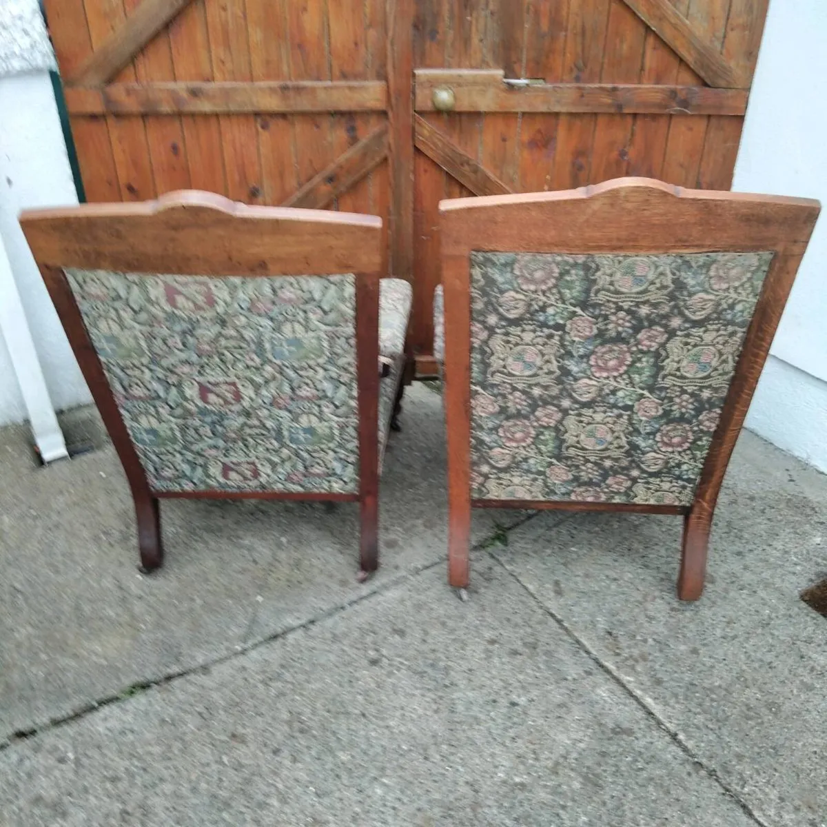2Antique Armchairs - Image 2