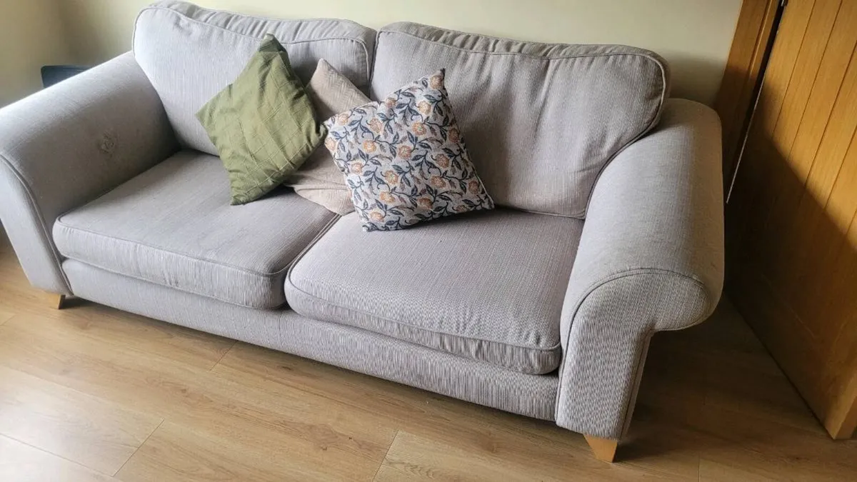 3+2 Beige Sofa - FREE - Image 2