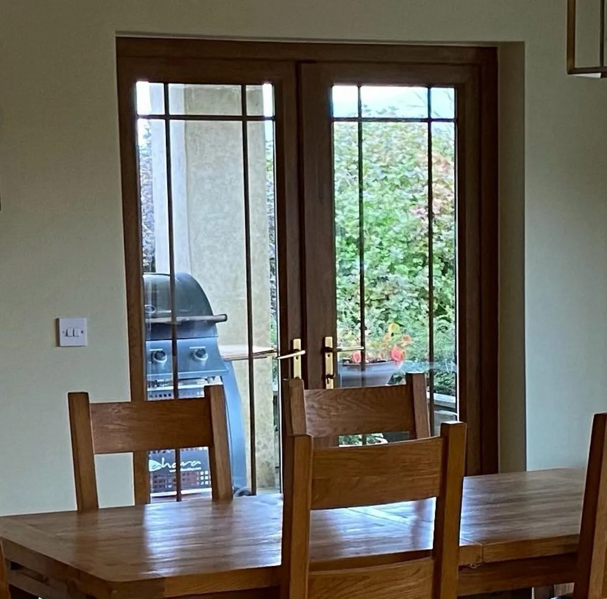 Patio pvc double doors - Image 1