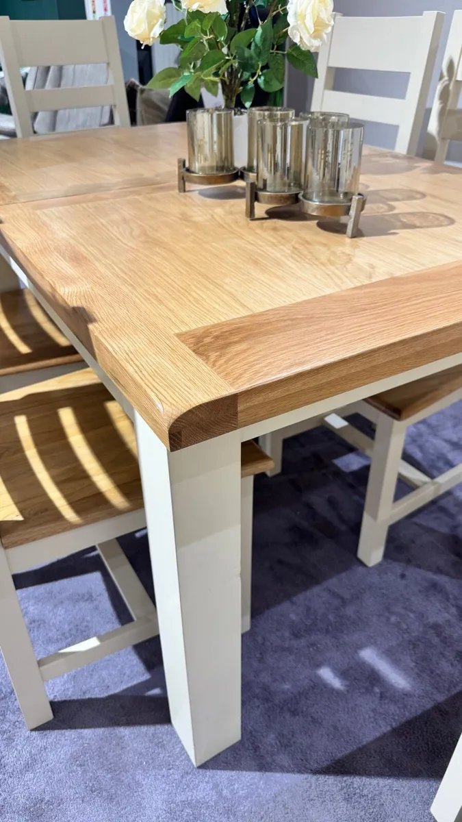 Extending Oak Dining Table - Image 3