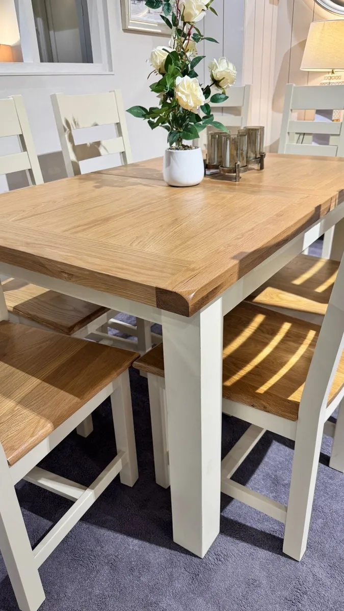 Extending Oak Dining Table - Image 4
