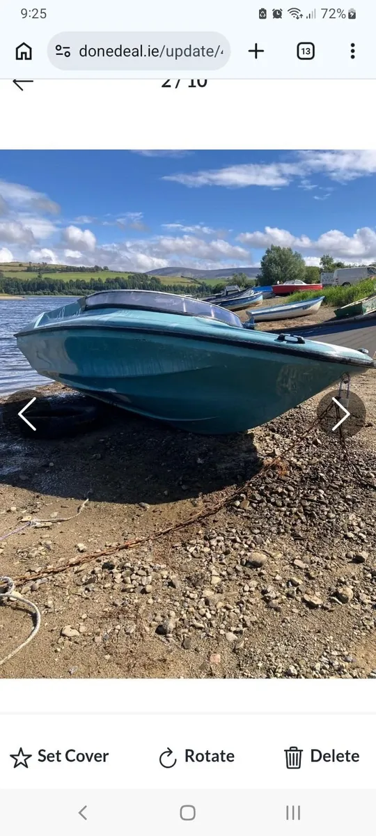 Shakespeare Mini Clubman fiberglass speedboat. - Image 3