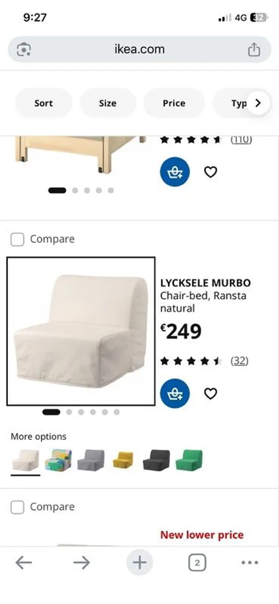 ikea chairbed - Image 1