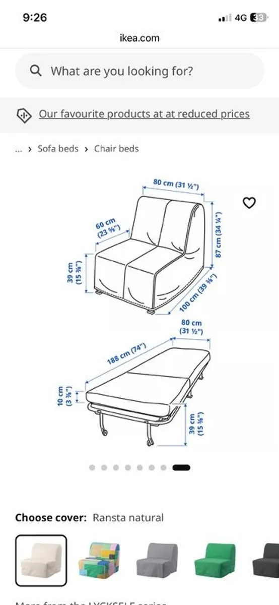 ikea chairbed - Image 2