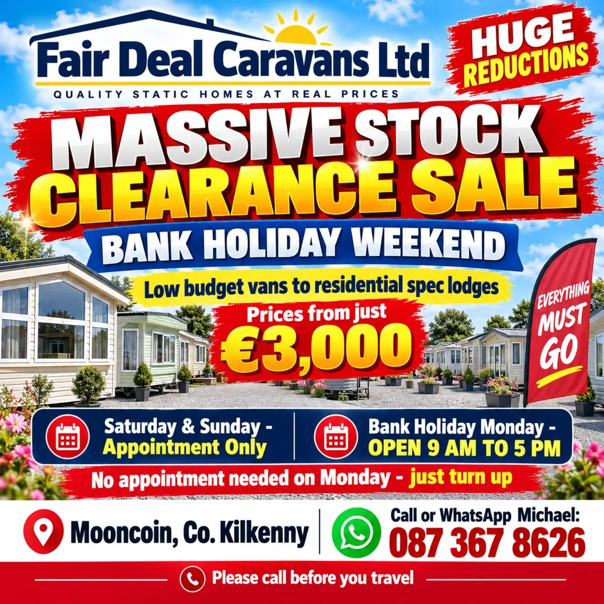 🚨🔥 MASSIVE BANK HOLIDAY STOCK CLEARANCE SALE! 🔥 - Image 1