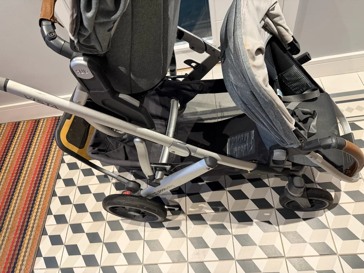 Vista Pram- had twins, Uppa. Baby Piggy Back also - Image 2