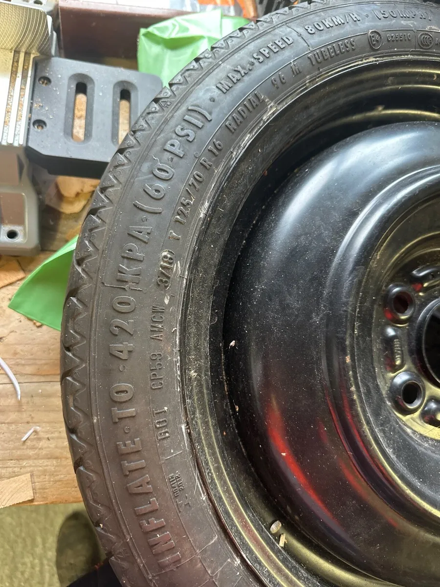 Spare car tyre - Continental - T 125/ 70 R16 - 96 - Image 3
