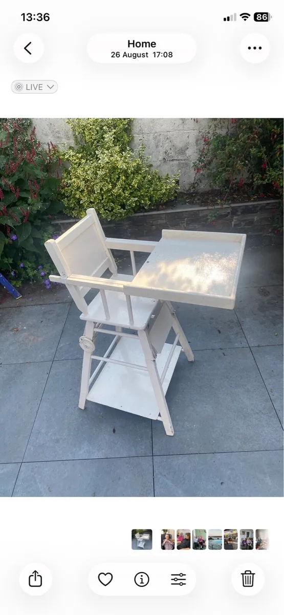 Old baby chair