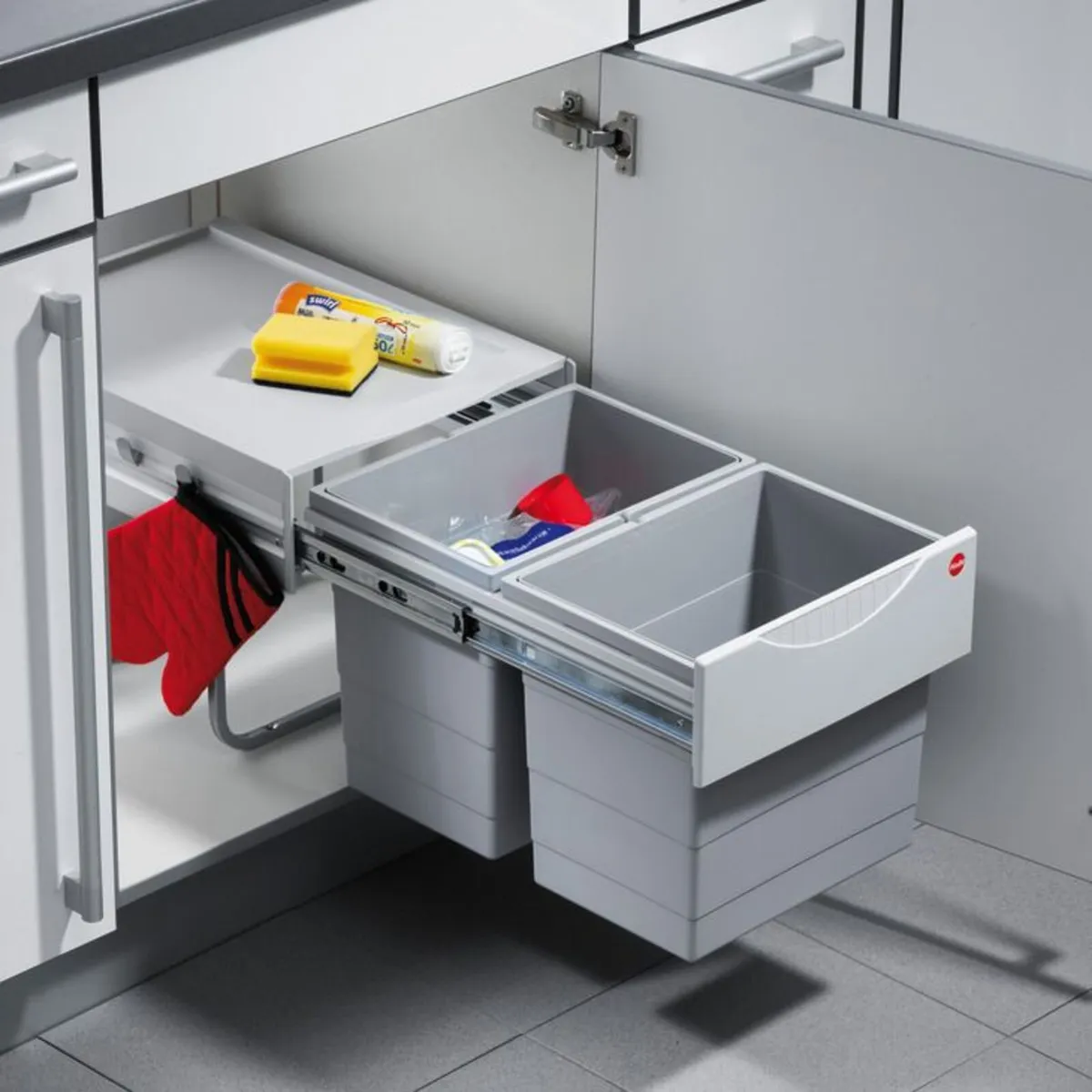Space saving bin