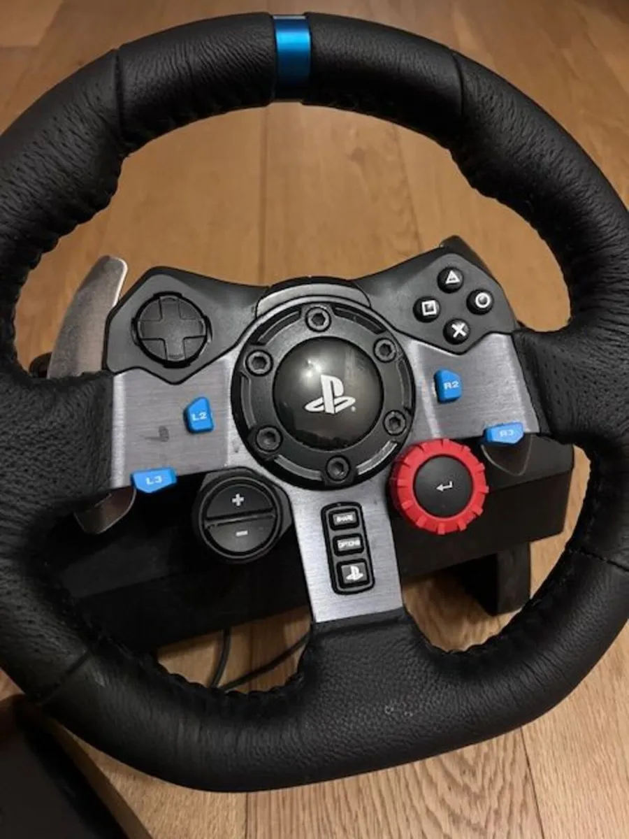 Playstation Logitech Steering Wheel and Pedals - Image 2