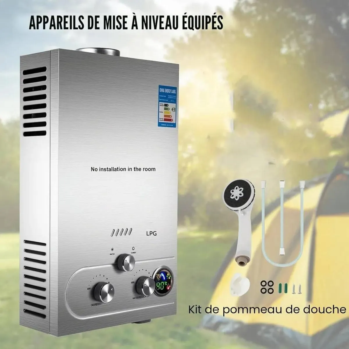 8L LPG Tankless Water Heater for Hot Showers - Image 4