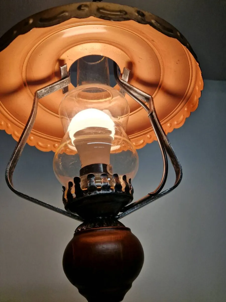 Copper French Vintage ceiling light - Image 2