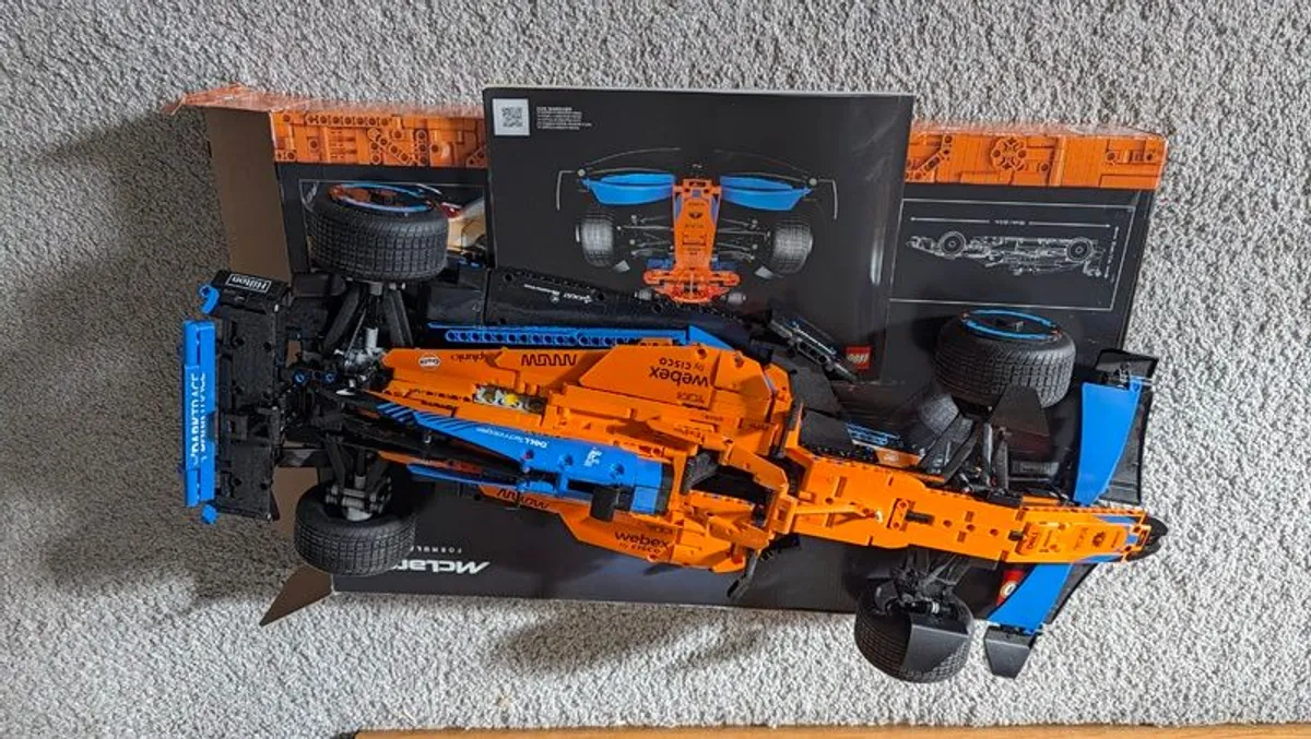 LEGO Technic McLaren MCL39 F1 Car (Set 42228) - Built & Displayed - Image 4