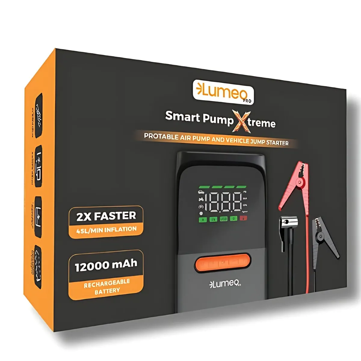 Lumeo  Xtreme-Jump Starter &  Air Compressor - Image 1