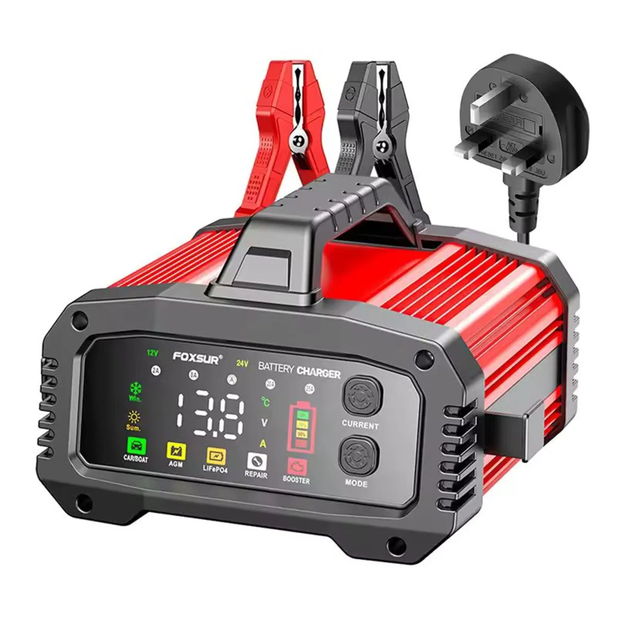 FOXSUR FPT-250 25A Battery Charger 12V/24V - Image 3