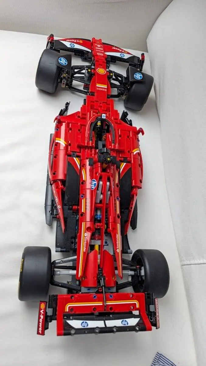 LEGO Technic Ferrari SF-24 F1 Car (Set 42207) - Built & Displayed - Image 4