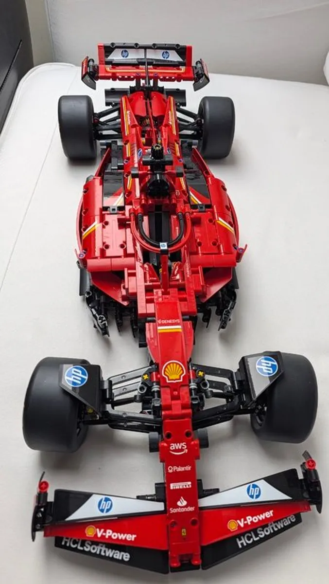 LEGO Technic Ferrari SF-24 F1 Car (Set 42207) - Built & Displayed - Image 1