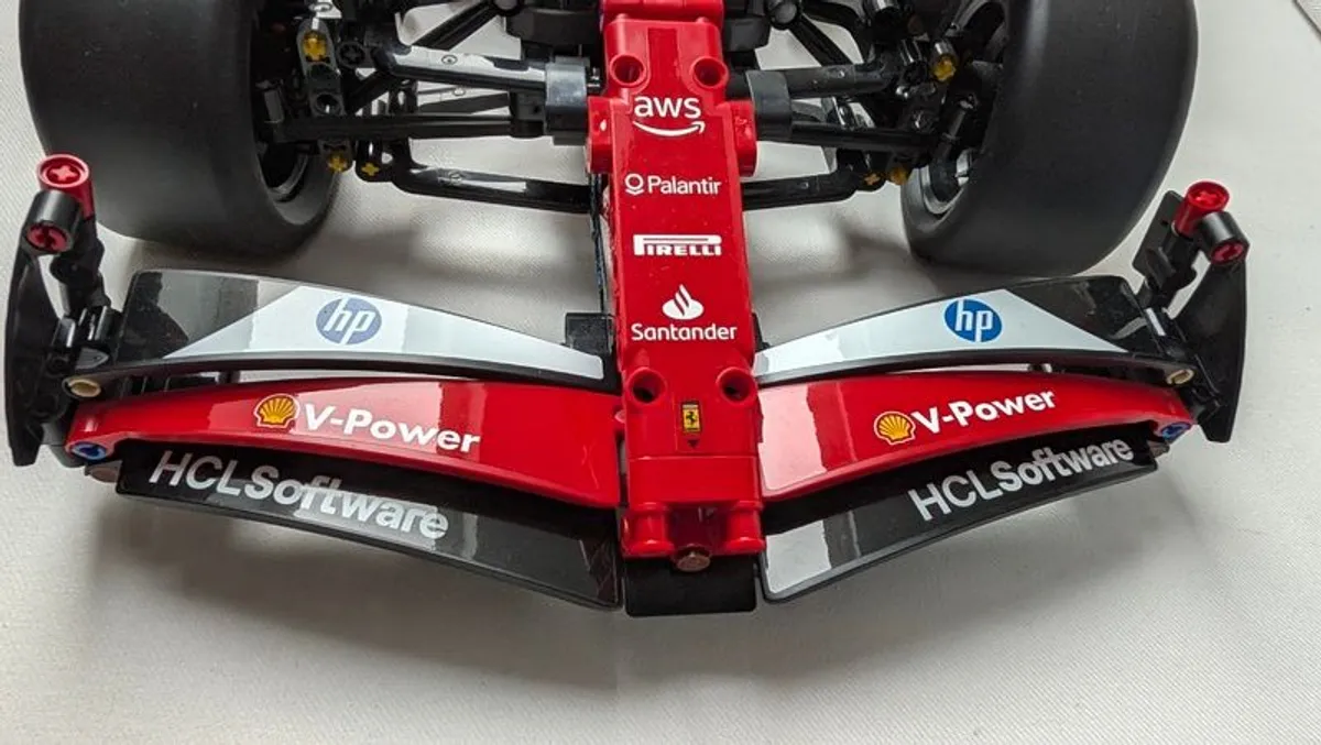 LEGO Technic Ferrari SF-24 F1 Car (Set 42207) - Built & Displayed - Image 2
