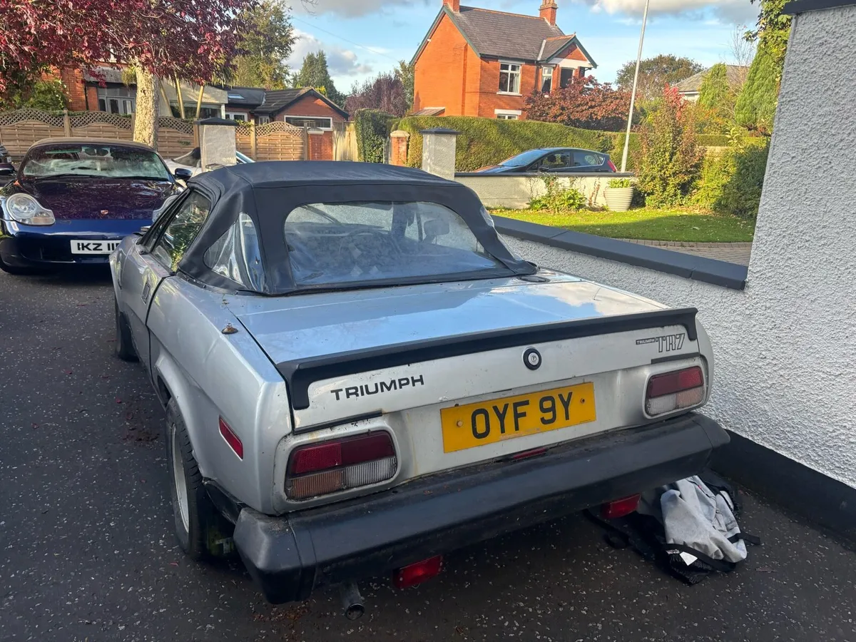 1982 Triumph TR7 Cabriolet Project - Image 3