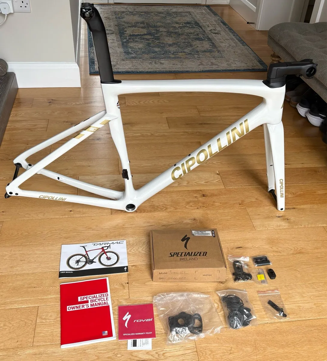 FRAMESET: S-Works SL7 re-sprayed as Cipollini 54cm - Image 1