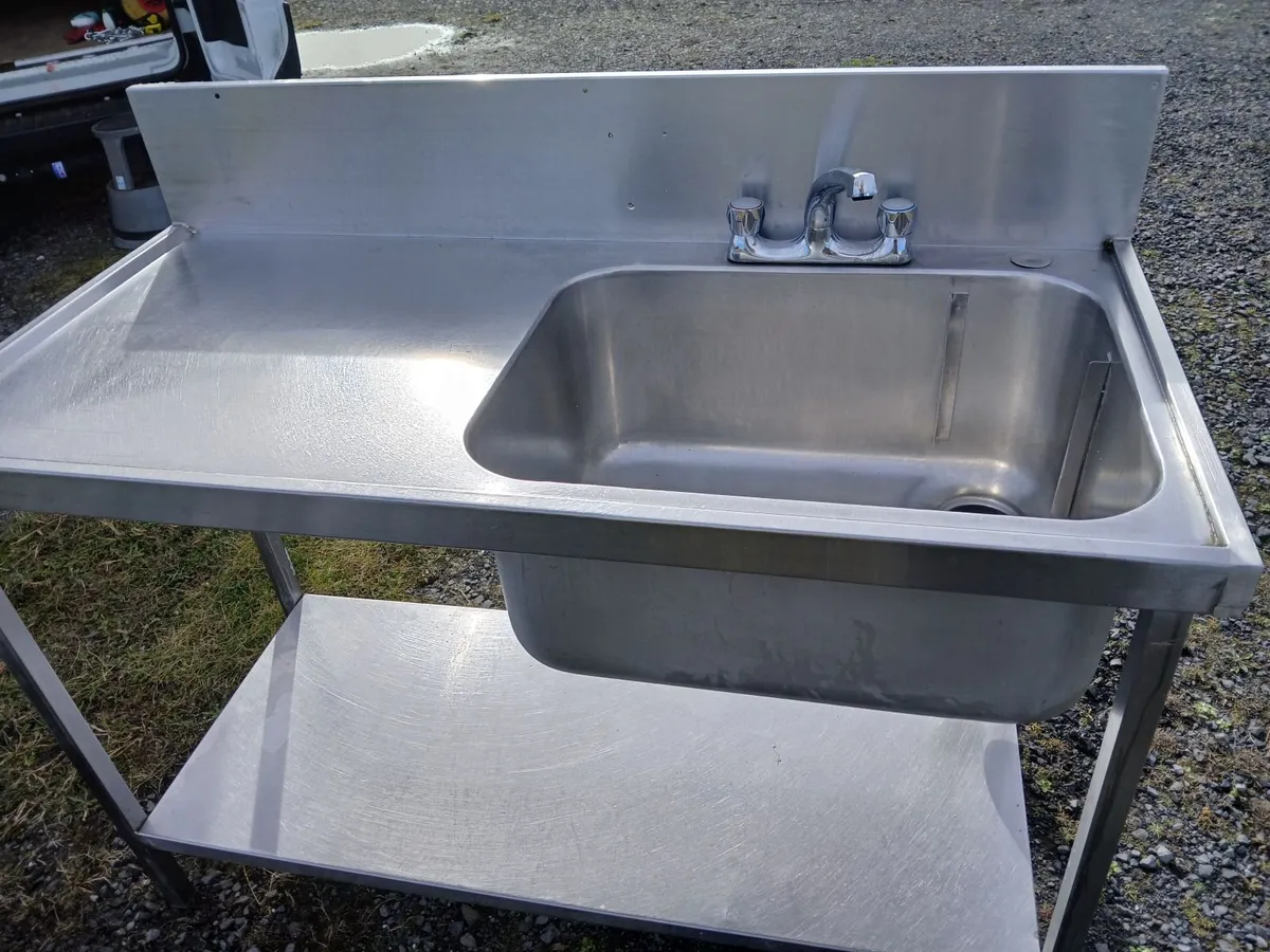 Staneless steel cabbinet sink unit complete - Image 4