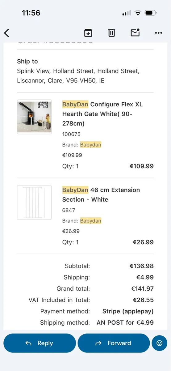 Baby Dan flex XL fire guard with extensions - Image 3