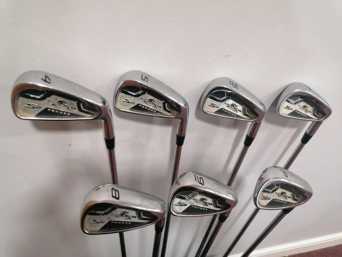 Cobra S2 Forged Irons ,4-PW 2deg flat, Nippon Reg - Image 4