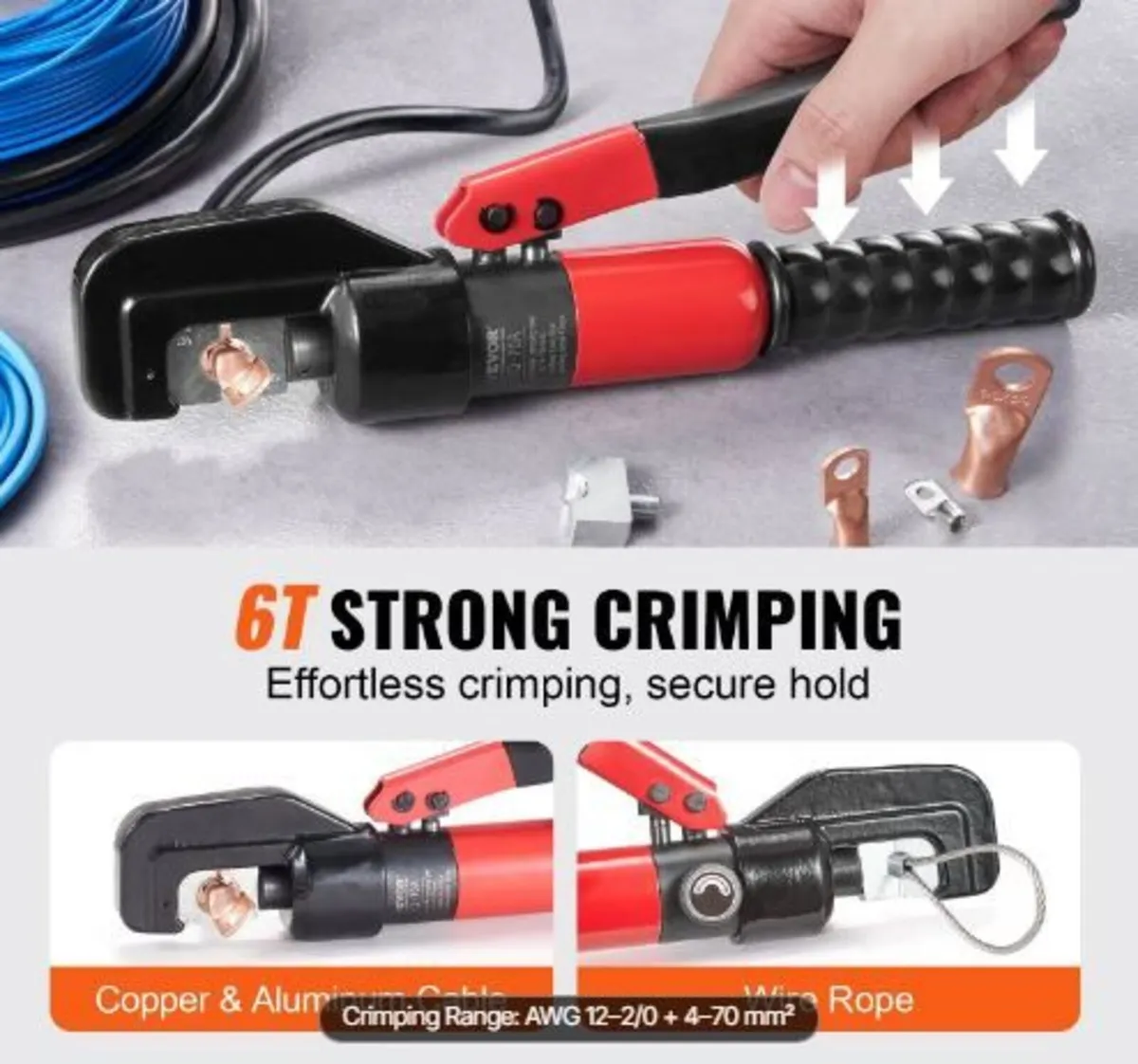 Hydraulic Crimping Tool with 9 Sets - Image 3