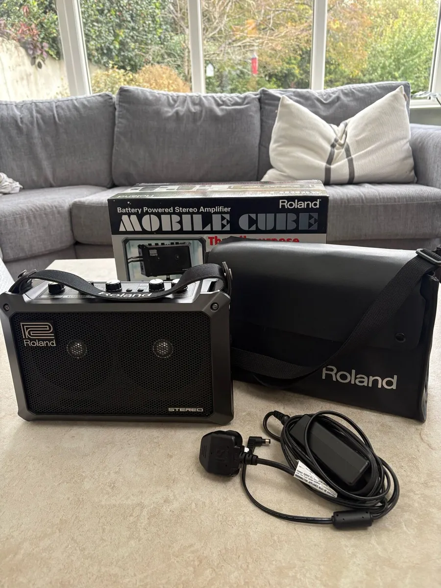 Roland Mobile Cube with bag and power - Image 1