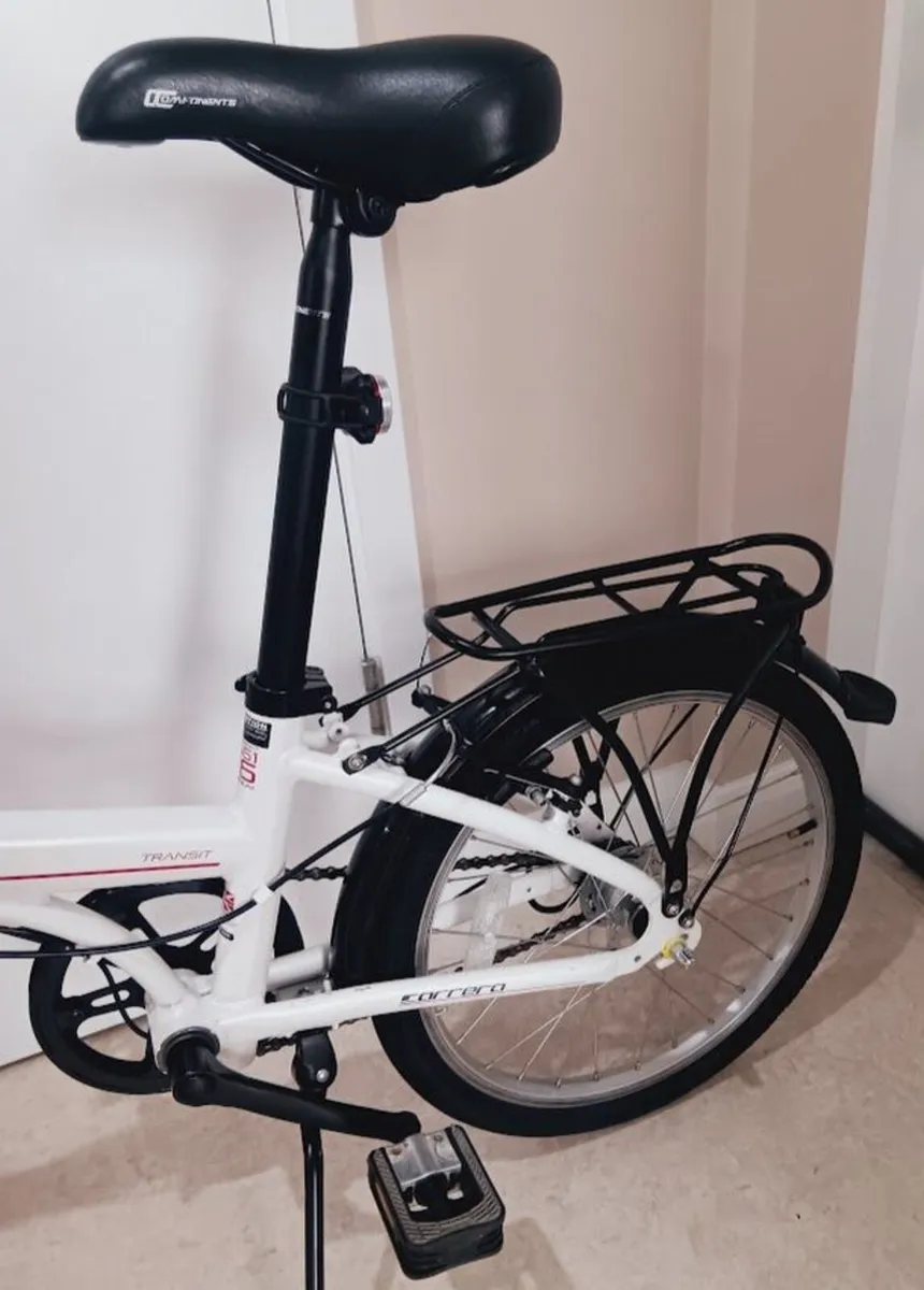 Carrera transit folding bike hardly used - Image 3