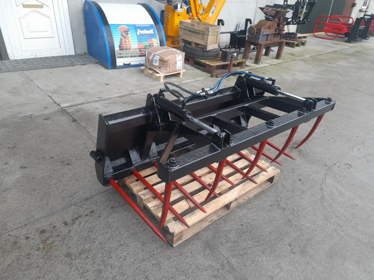 5ft 6" grab, skidsteer brackets - Image 2