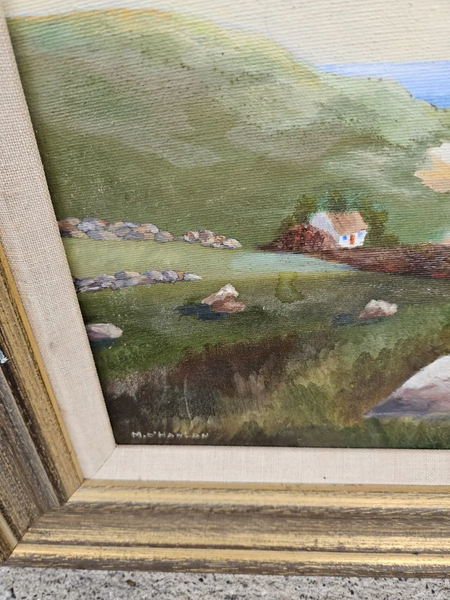 Picture Oil on Canvas - Image 4