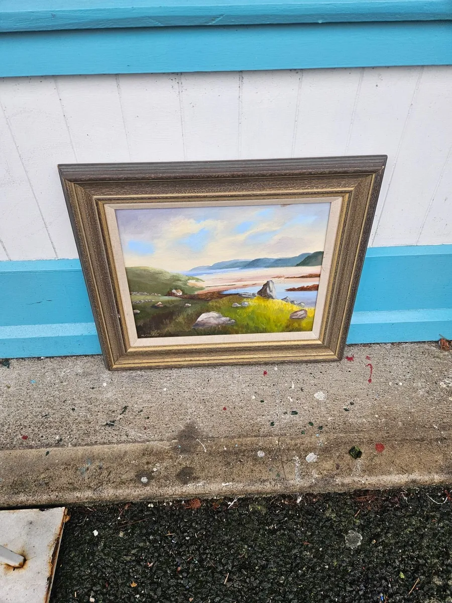 Picture Oil on Canvas - Image 1