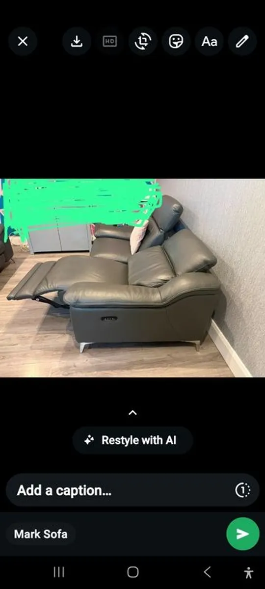 leather recliner - Image 2