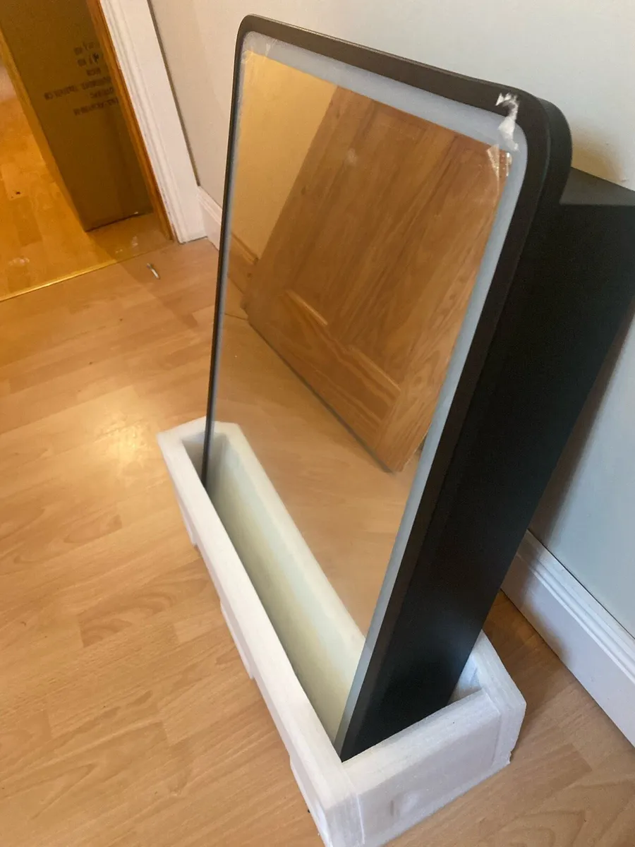 Led Bathroom Mirror with built in cabinet. Antifog - Image 1