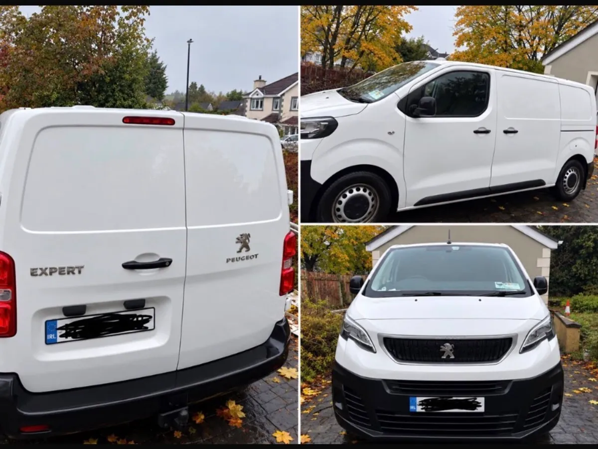 White Peugeot van