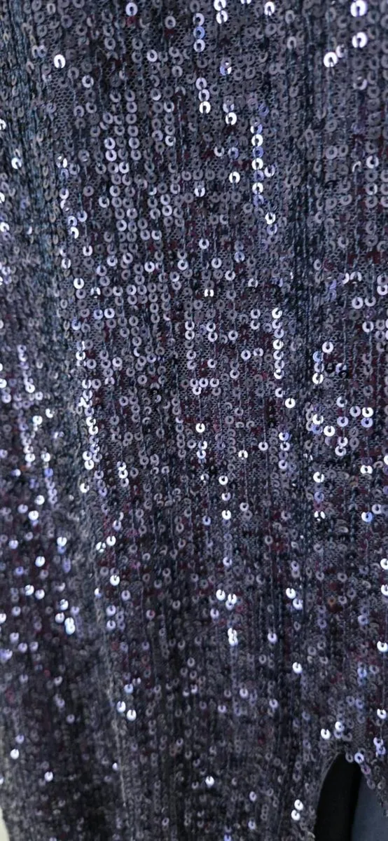 Navy sequin debs dress - Image 3