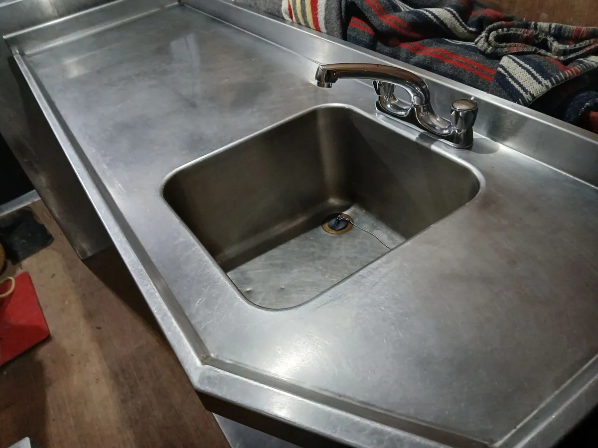 Staneless steel cabbinet sink unit complete - Image 2