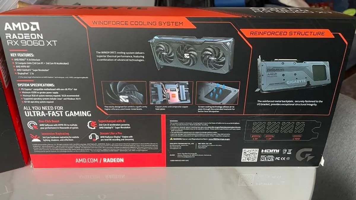 AMD Radeon RX 9060 XT Gaming 8G GPU, 2 Available - Image 3