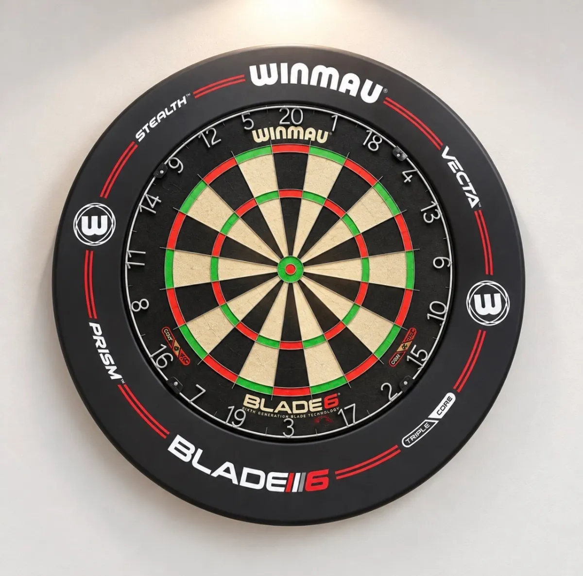 Dart Board with surround and mat
