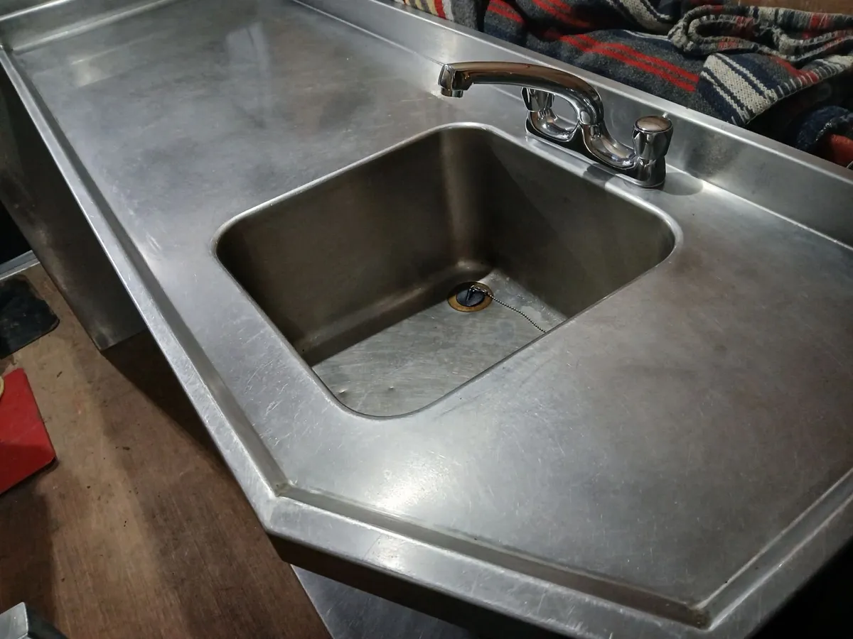 Staneless steel cabbinet sink unit complete - Image 3