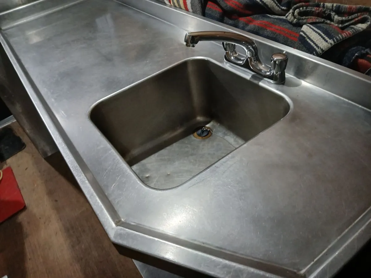 Staneless steel cabbinet sink unit complete - Image 4