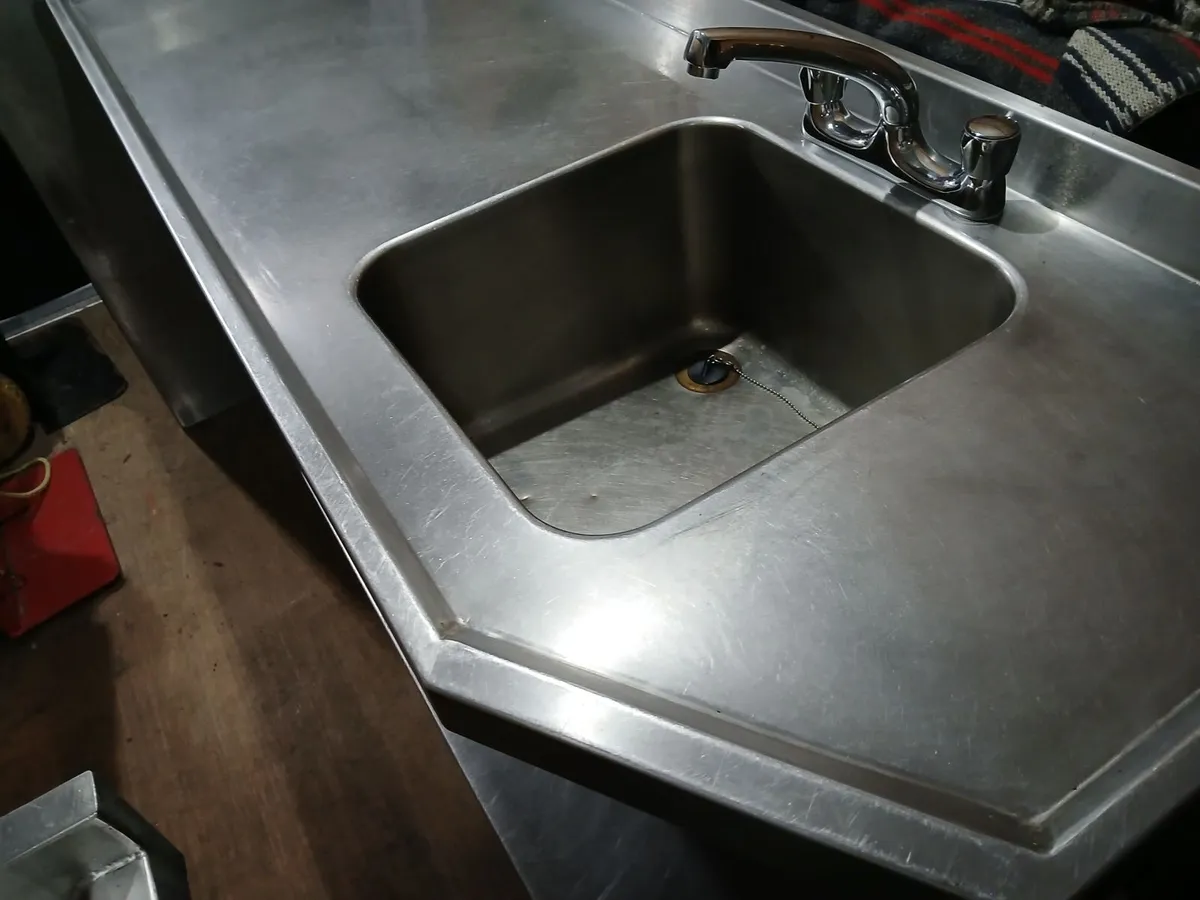 Staneless steel cabbinet sink unit complete - Image 2