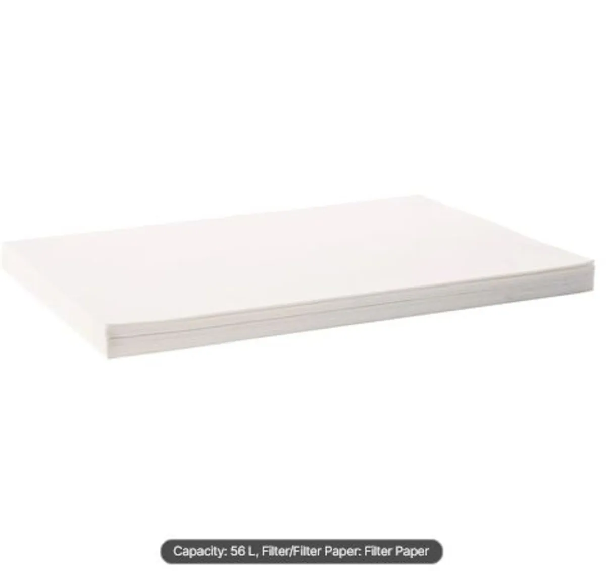 Fryer Filter Paper, 100 Sheets, 25.7" x 16.9", - Image 1