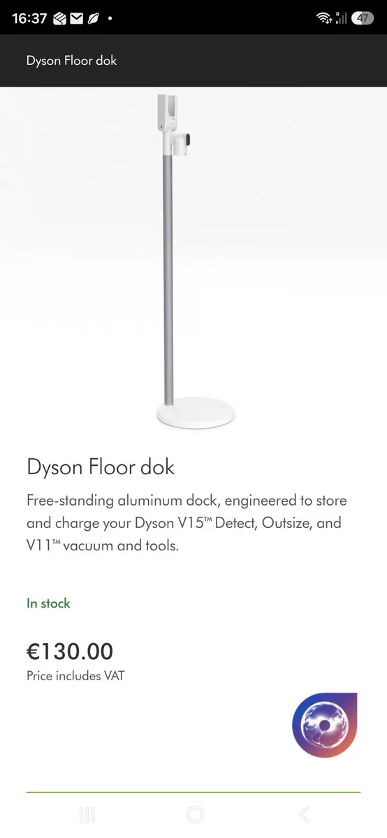 DYSON standing floor dock fir dyson v15 and v11 - Image 3