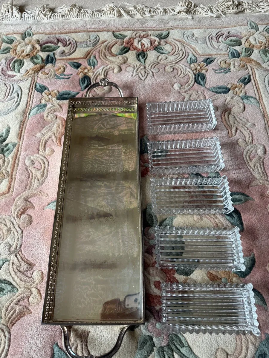 Vintage Silver plate hors d’oeuvres set - Image 2