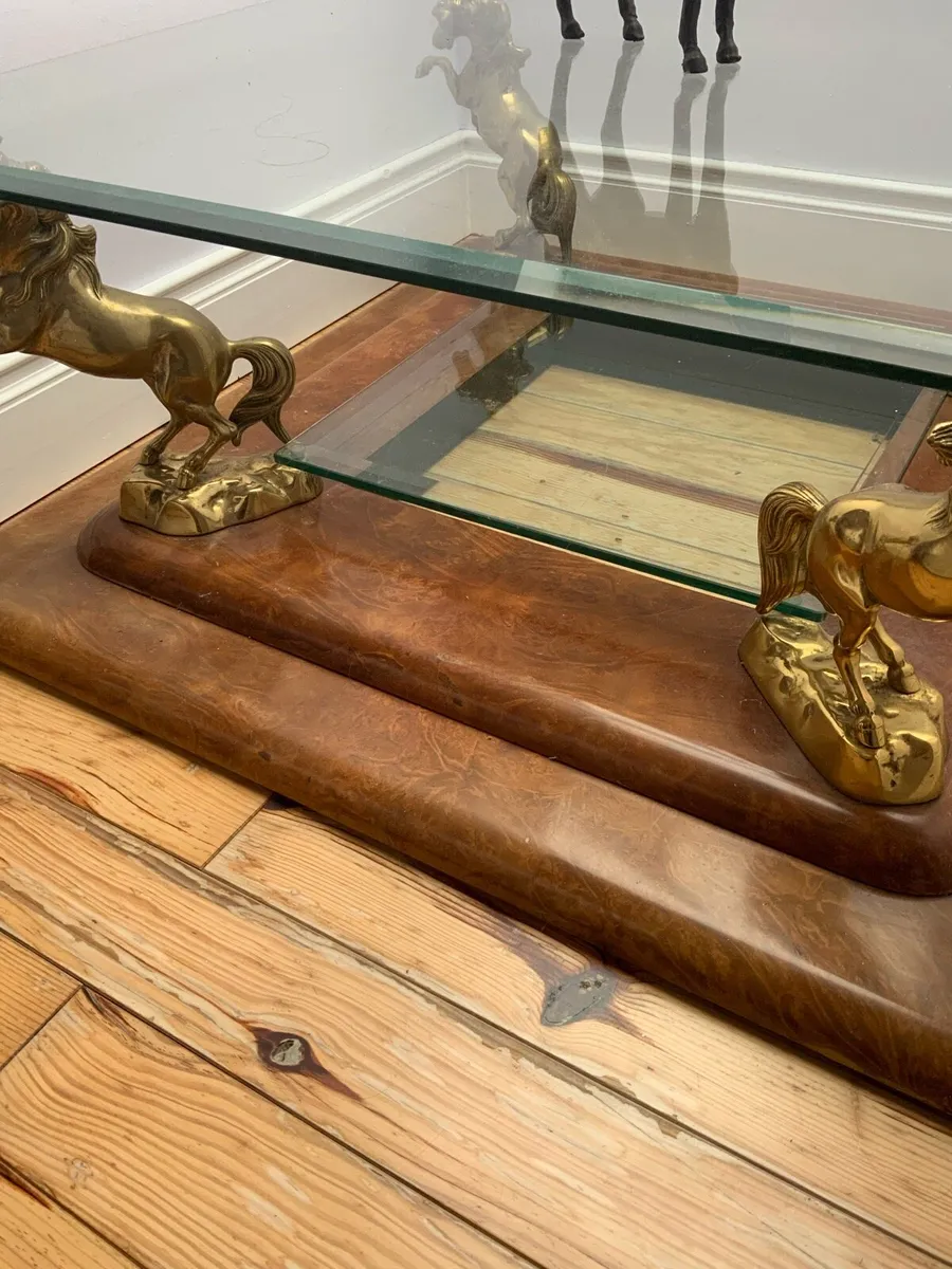 Vintage Horse Coffee table - Image 4