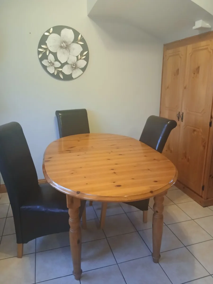 Table and 4 Chairs - Image 1