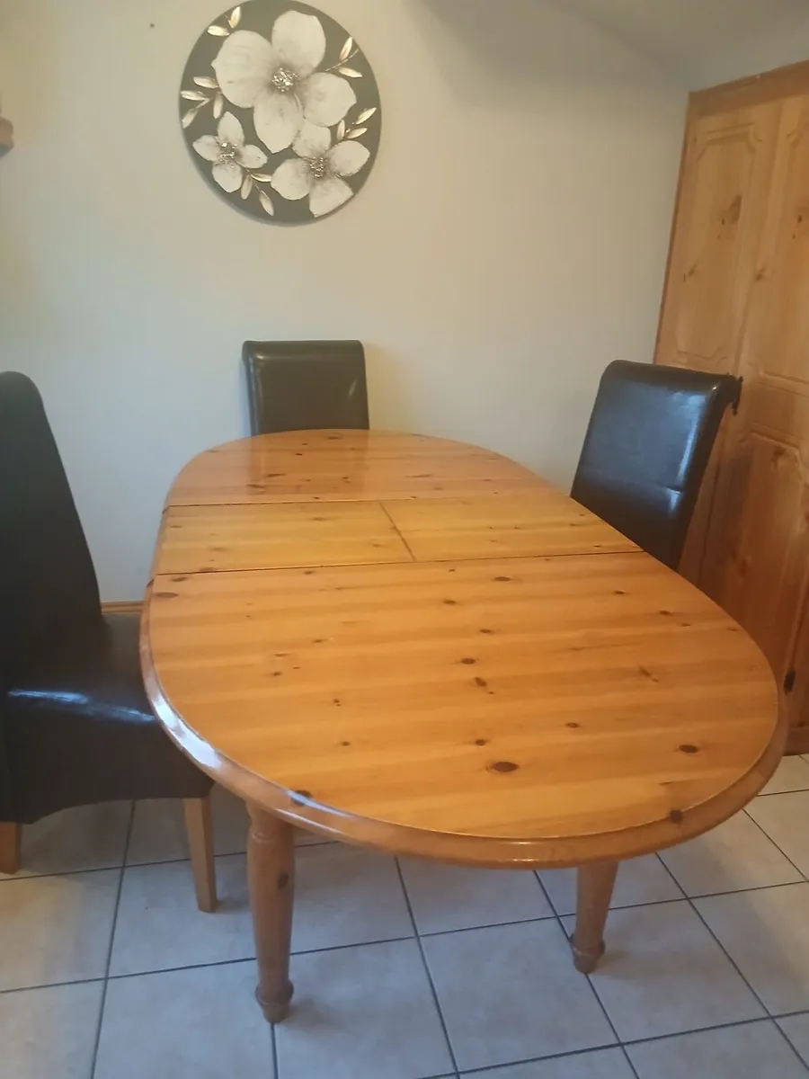 Table and 4 Chairs - Image 2