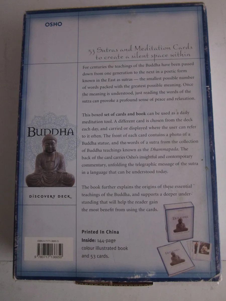 Buddha 53 Sutras/Meditation Cards+Book - Image 3